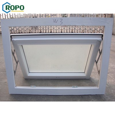 AWA And WERS Certified Vinyl Awning Glass UPVC Toilet Ventilator Blind Window